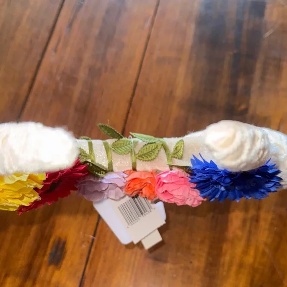 Disney White Lace Ears with Floral Accents (NWT) - Picture 10 of 10